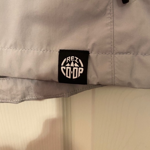 🌧REI Soft-Shell Rain Jacket, XS, Light Grey🌧 - Picture 10 of 12